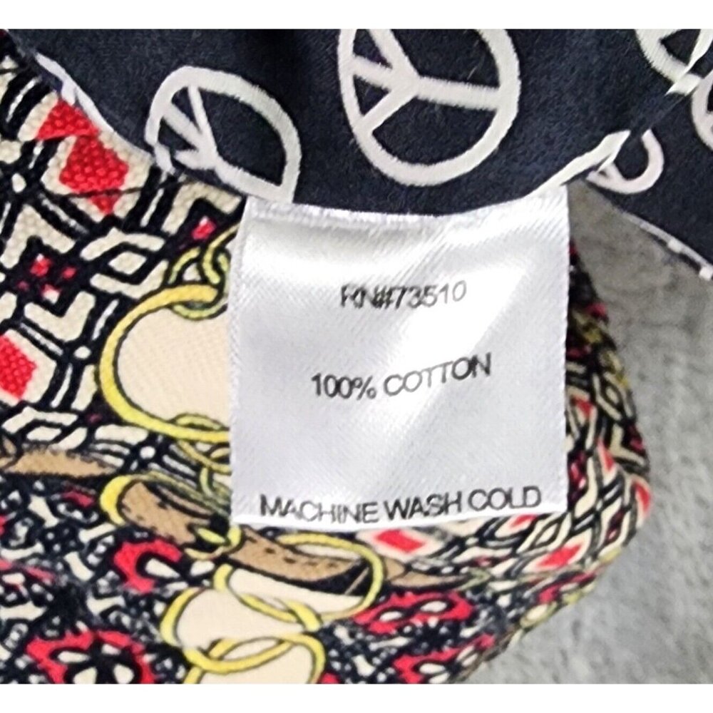 Ivy Jane Jacket Womens Small Multicolor Retro Button Front Belted Long Sleeve - Picture 11 of 12